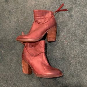 Steve Madden boots chunky 3 inch heel